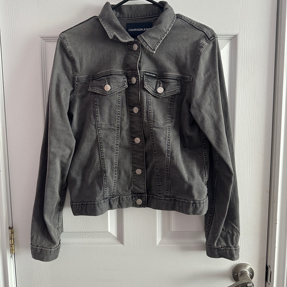 Calvin Klein black jean jacket